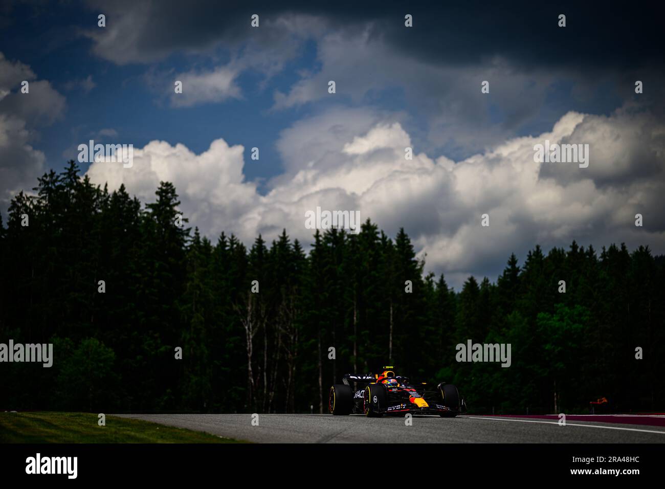 Oracle Red Bull Racing’s Mexican driver Sergio Perez competes during ...