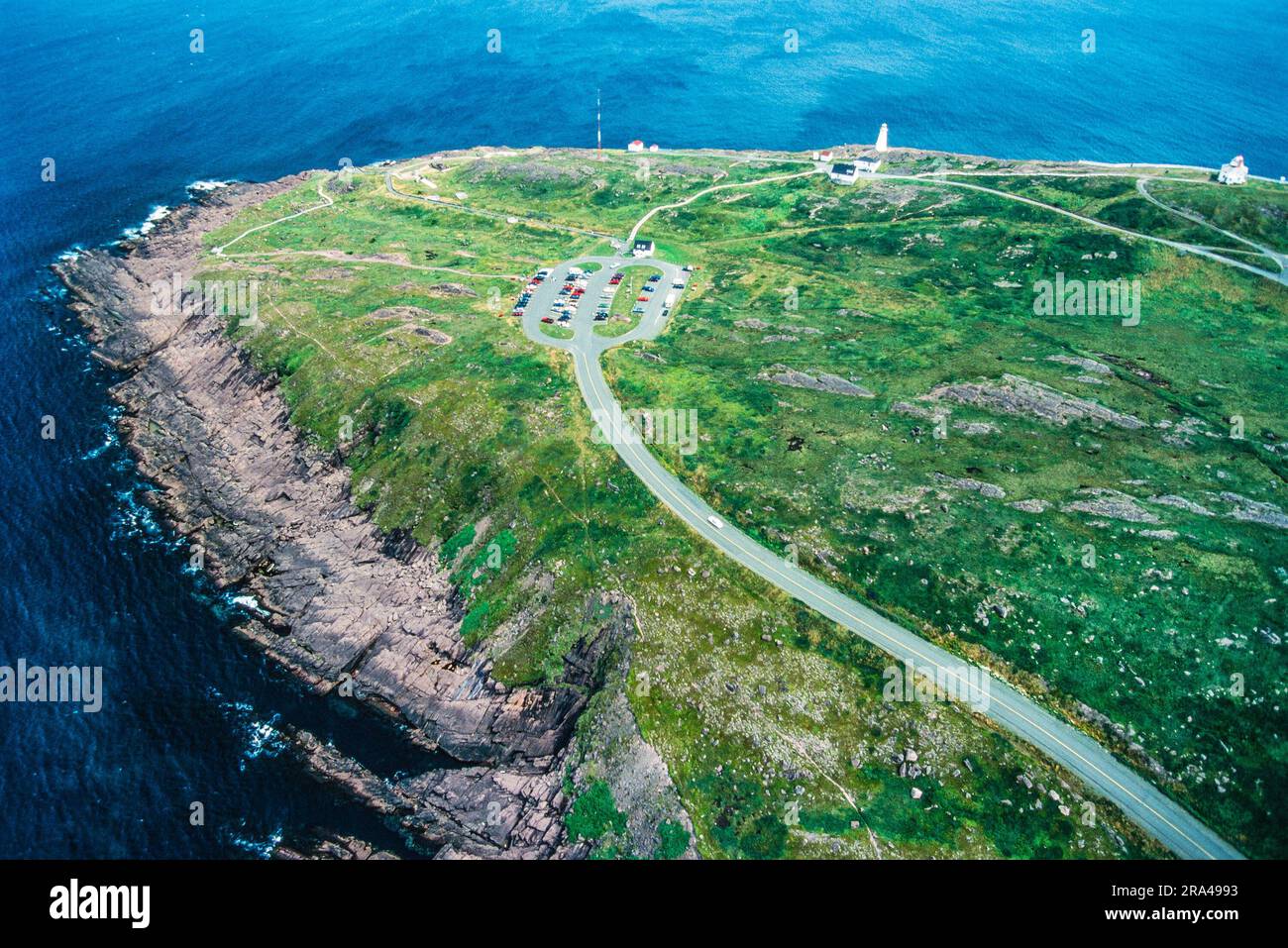 Aerial image of Cape Spear, Newfoundland, Canada Stock Photo Alamy