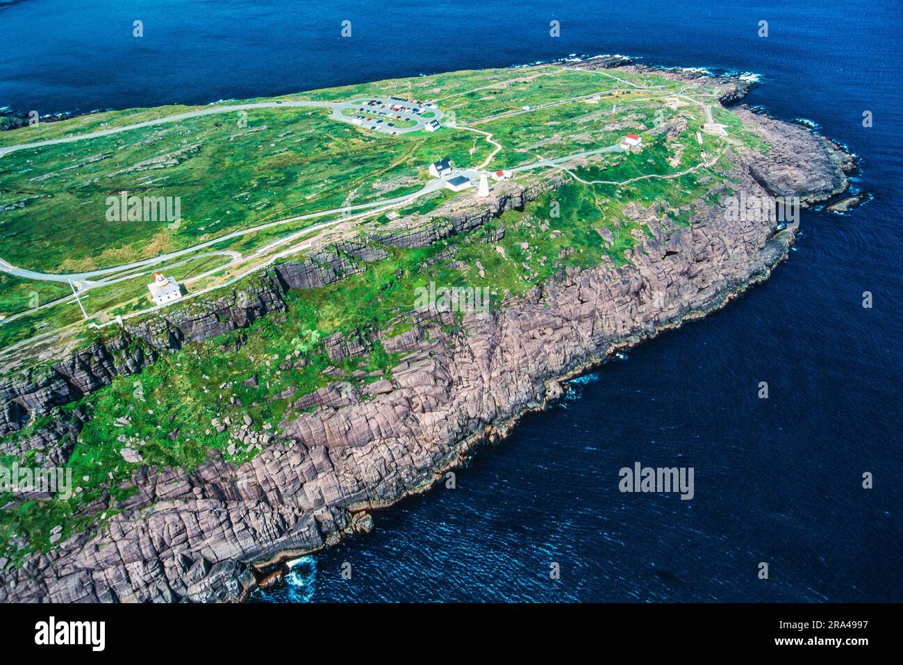 Aerial image of Cape Spear, Newfoundland, Canada Stock Photo Alamy