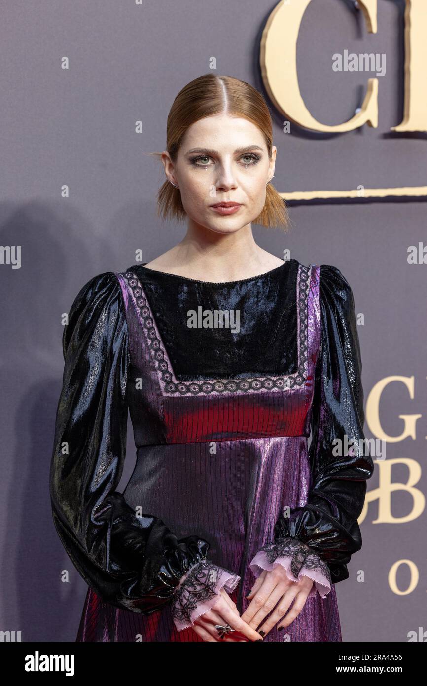 Guests attend the UK Gala Screening of 'Chevalier' at the Everyman Borough Yards Featuring: Lucy Boynton Where: London, United Kingdom When: 30 May 2023 Credit: Phil Lewis/WENN Stock Photo