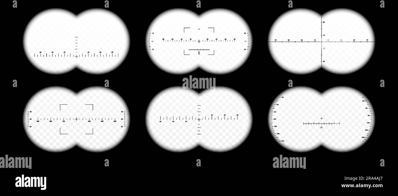 Binocular sight set concept Stock Vector Image & Art Alamy