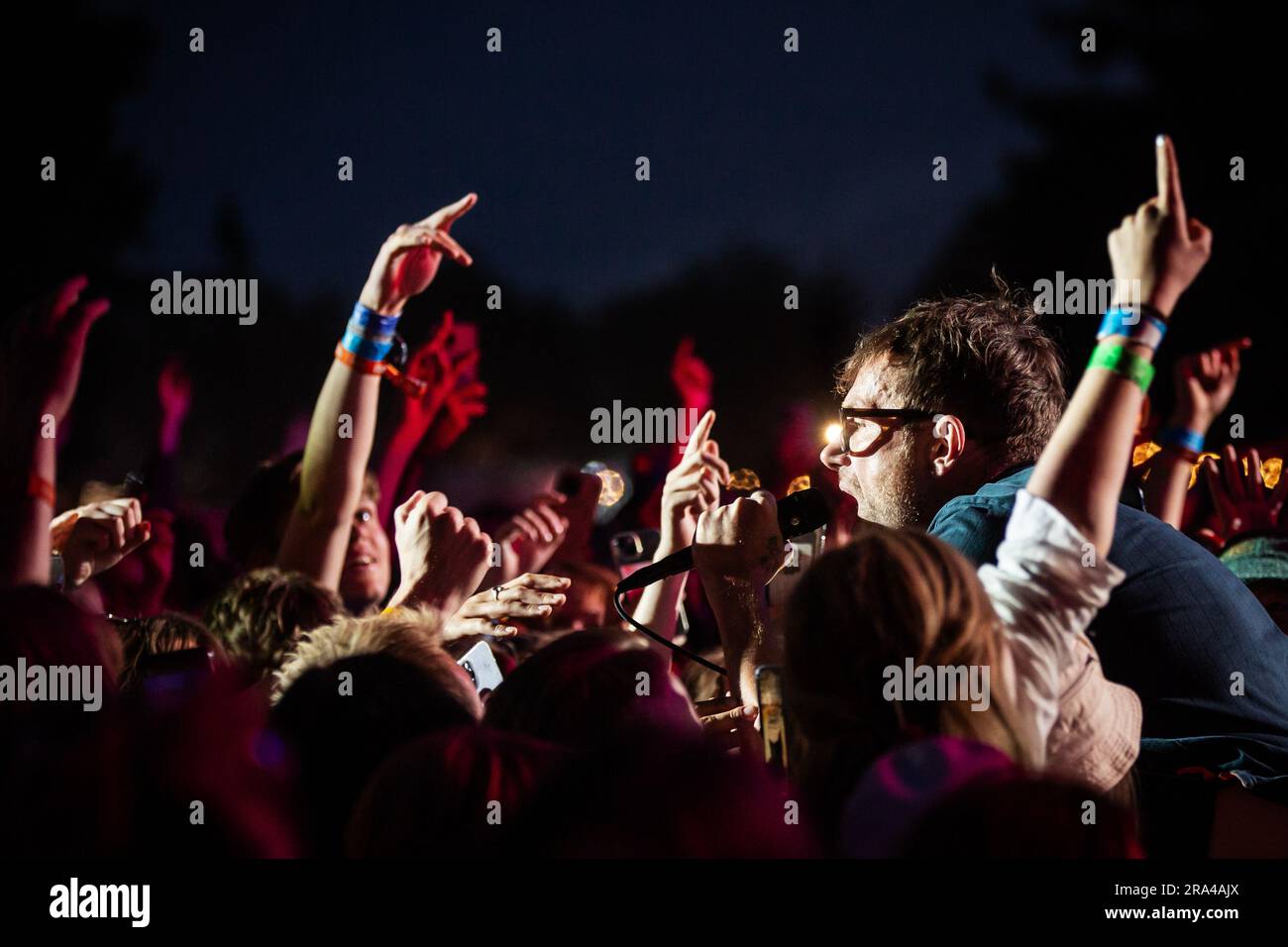 Roskilde Denmark 30th June 2023 The English Britpop Band Blur roskilde-denmark-30th-june-2023-the-english-britpop-band-blur