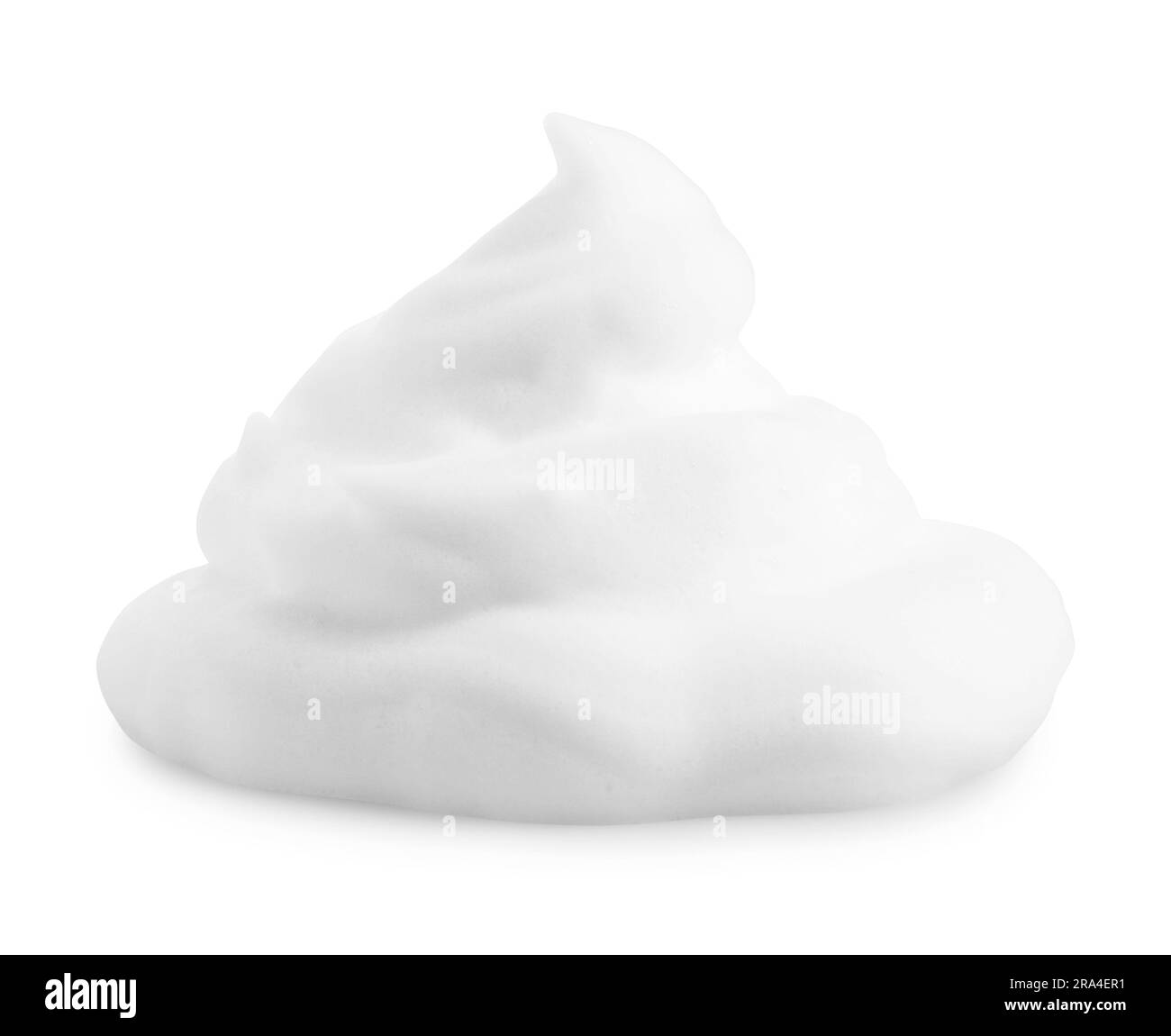 Heap of shaving foam isolated on white Stock Photo Alamy