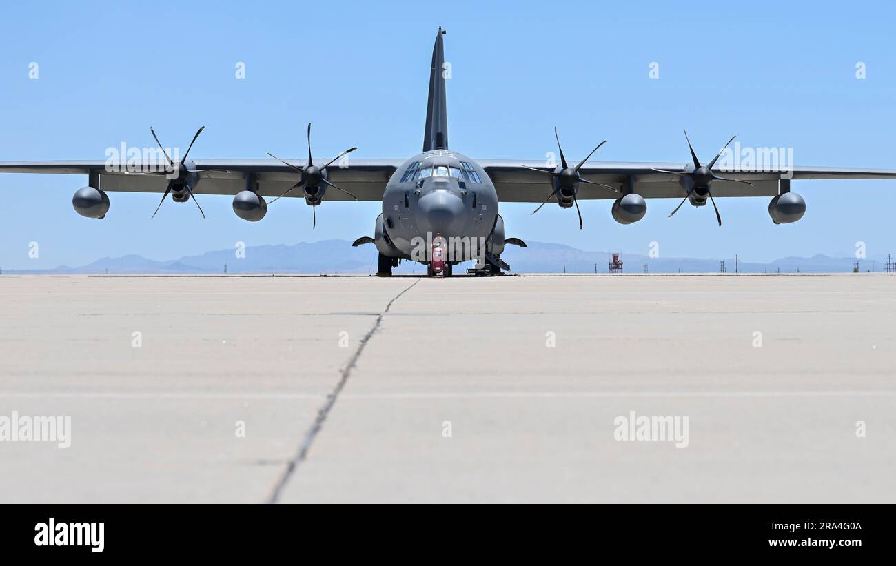 An HC-130J Combat King II aircraft, assigned to the 79th Rescue ...