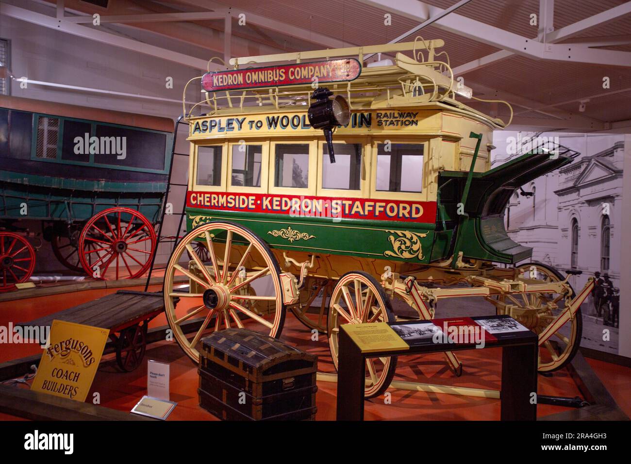 Toowoomba National Carriage Collection on Cobb and Co Museum with many