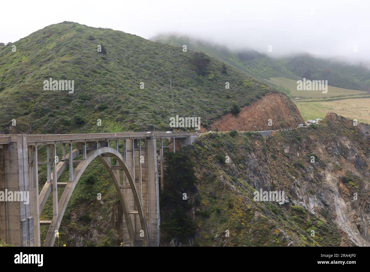 Bixby bridge along Big Sur coast California Stock Photo - Alamy