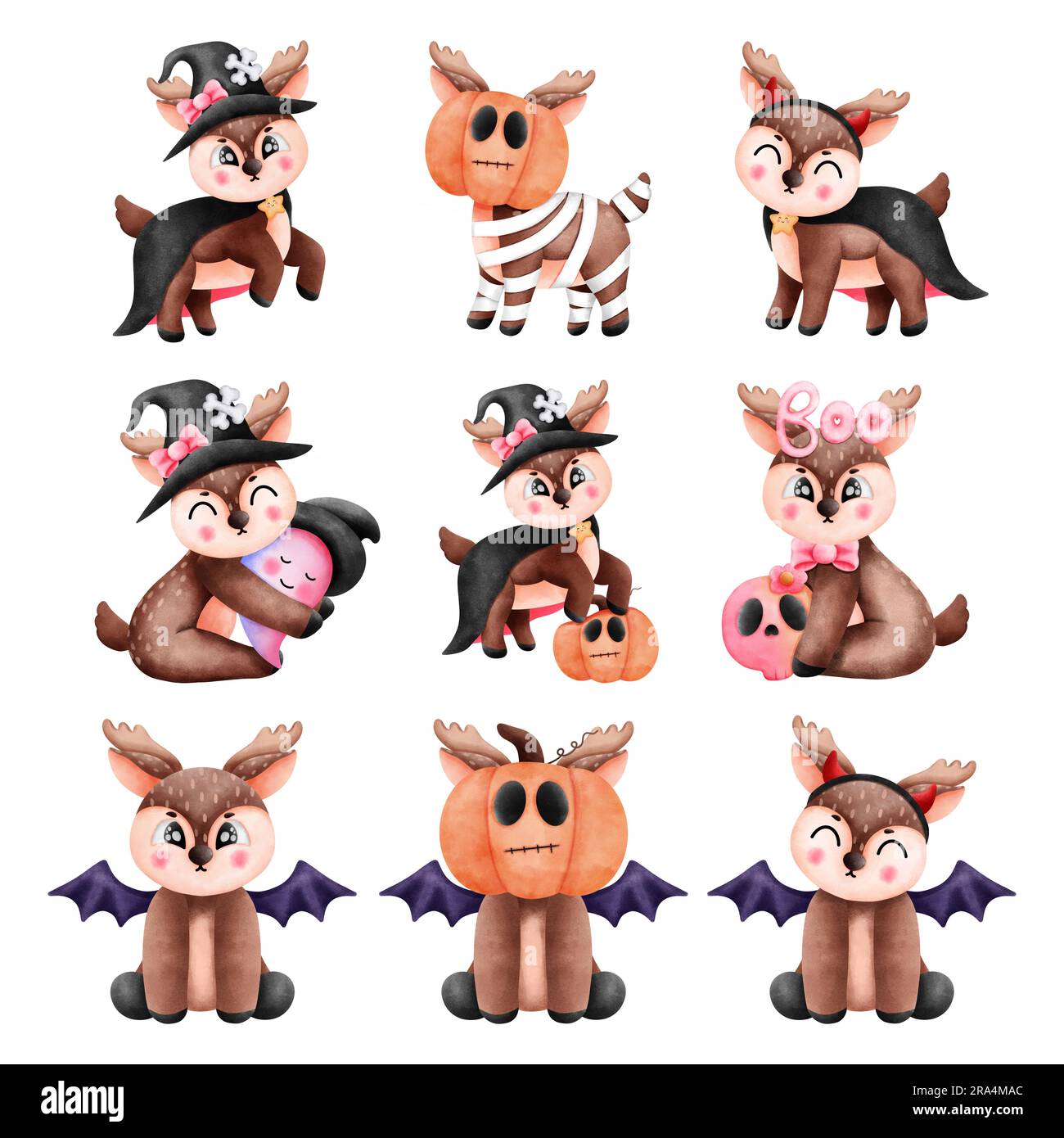 Pajama Set | Pink Ghosts