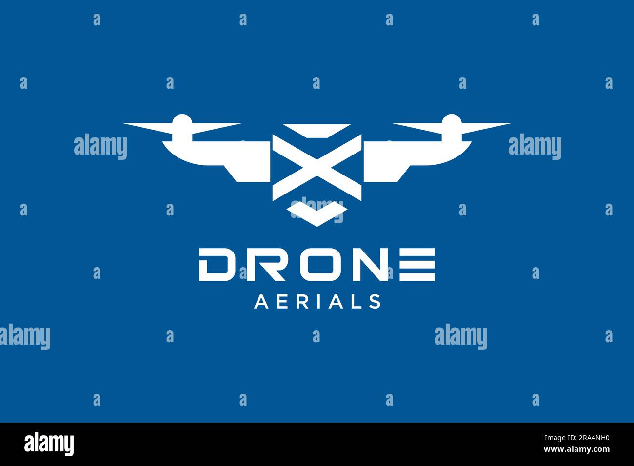 Letter X Drone logo design template. Photography drone icon vector ...