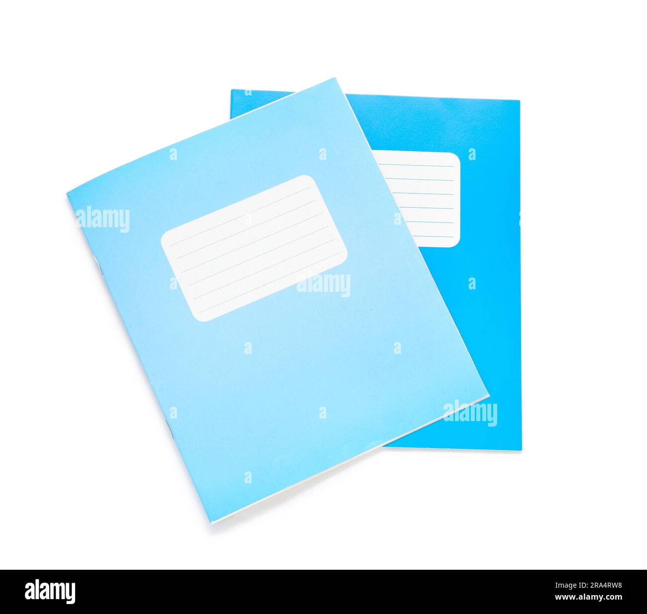 Different notebooks isolated on white background Stock Photo Alamy