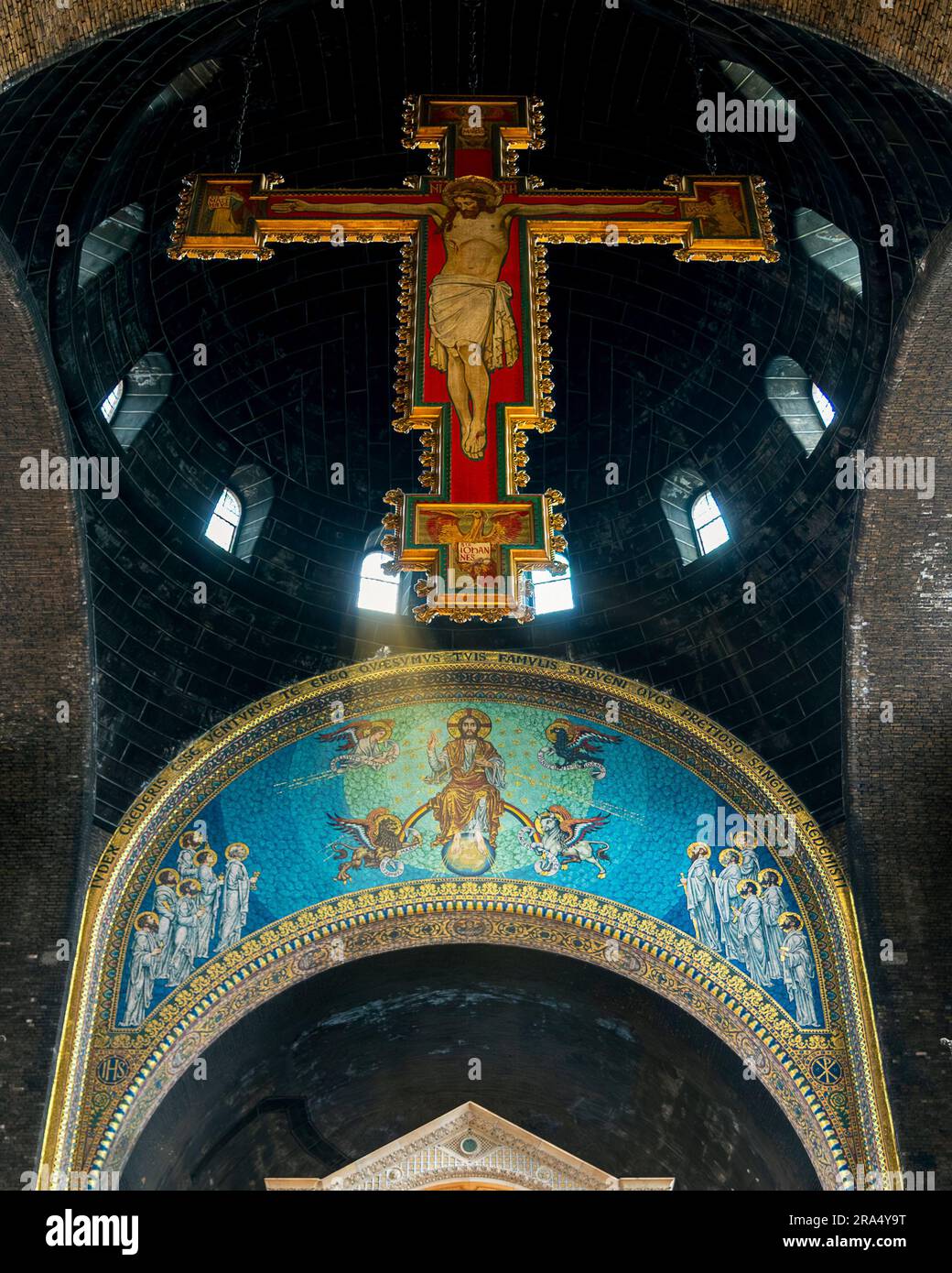 06.24.23. London UK.Westminster Cathedral is the mother church of the Catholic Church in England and Wales. It is the largest Catholic church in the U Stock Photo