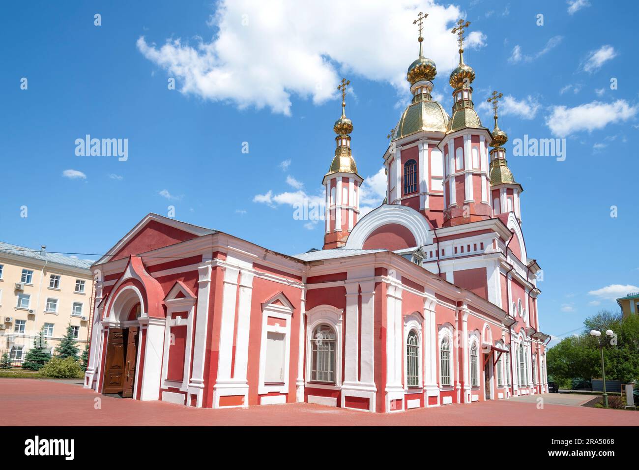 The ancient church of John the Baptist in the Kazansky Bogorodichny Monastery on a sunny June day. Tambov, Russia Stock Photo