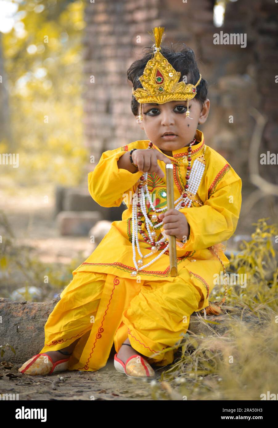 TIKAMGARH, MADHYA PRADESH, INDIA APRIL 27, 2022 A cute indian boy