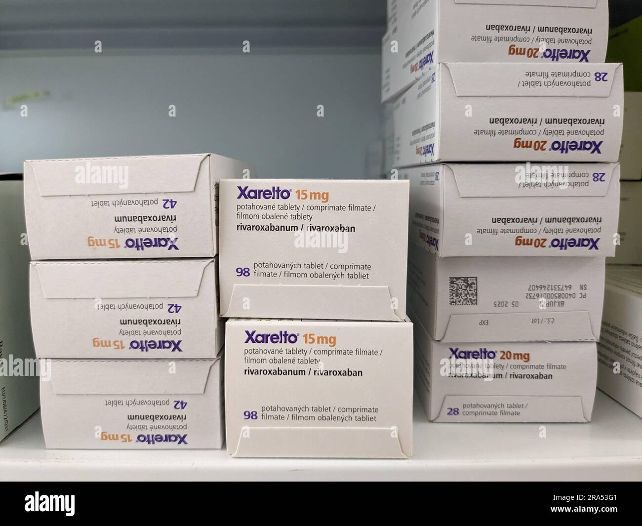 Xarelto, medication to reduce stroke and blood clot by Bayer Healthcare