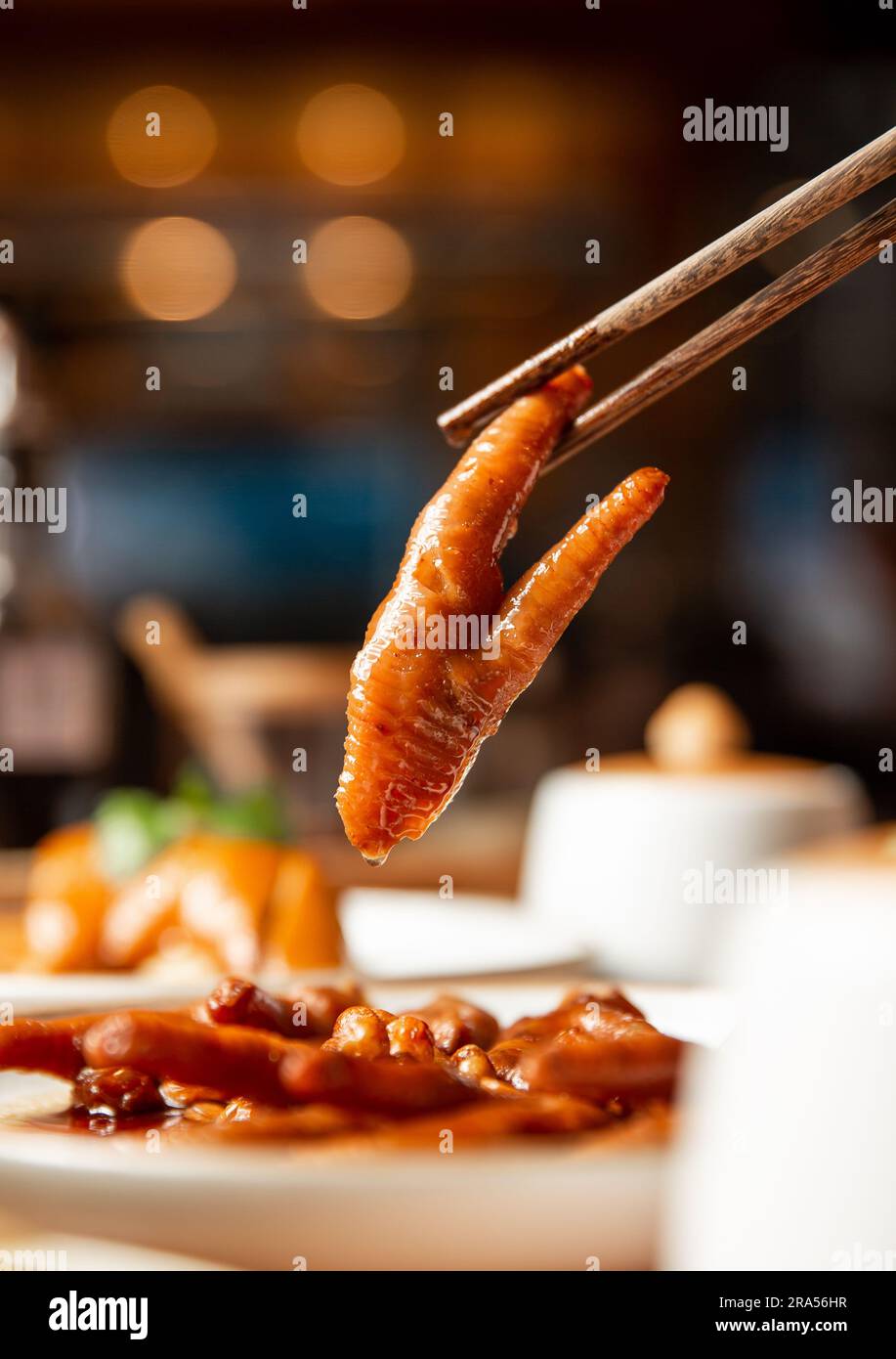 Soy sauce Chicken Feet in Vinegar Sauce Stock Photo Alamy