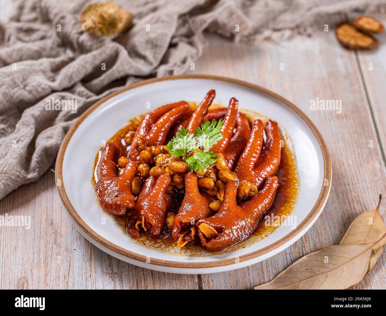 Soy sauce Chicken Feet in Vinegar Sauce Stock Photo Alamy