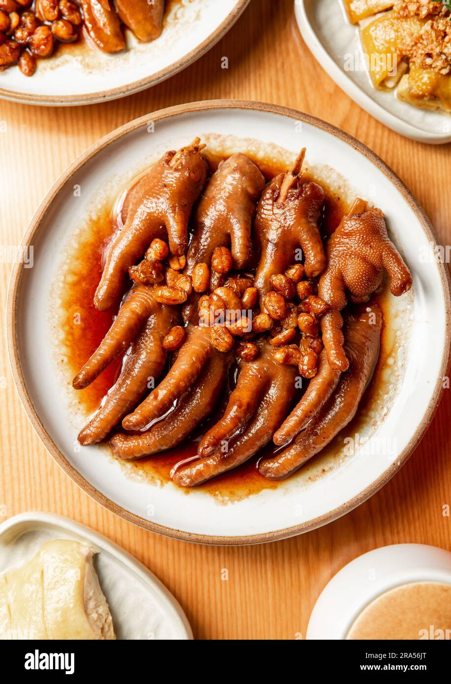 Soy sauce Chicken Feet in Vinegar Sauce Stock Photo Alamy