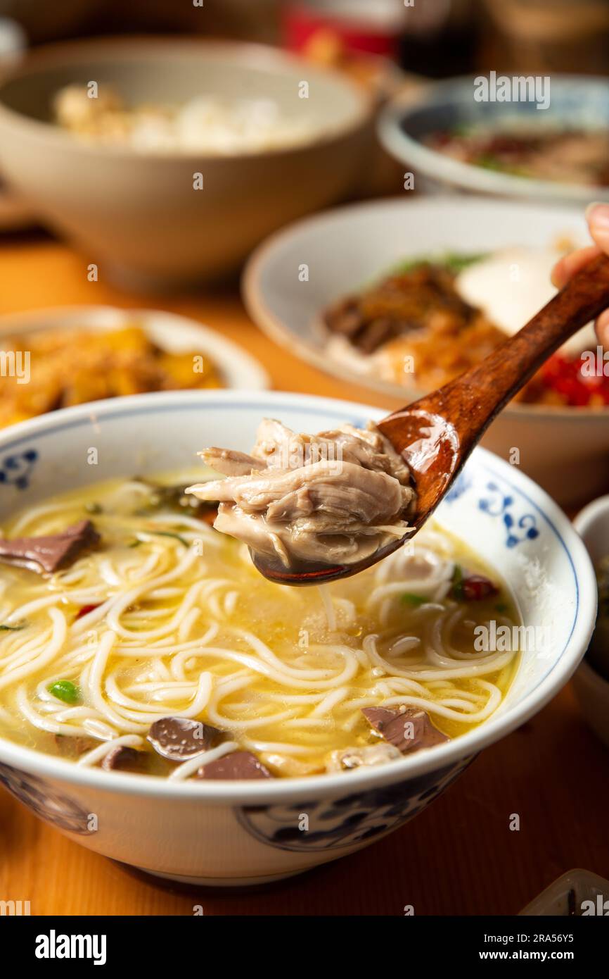 Chicken Rice Noodle Soup Chinese at Joann Mitchell blog