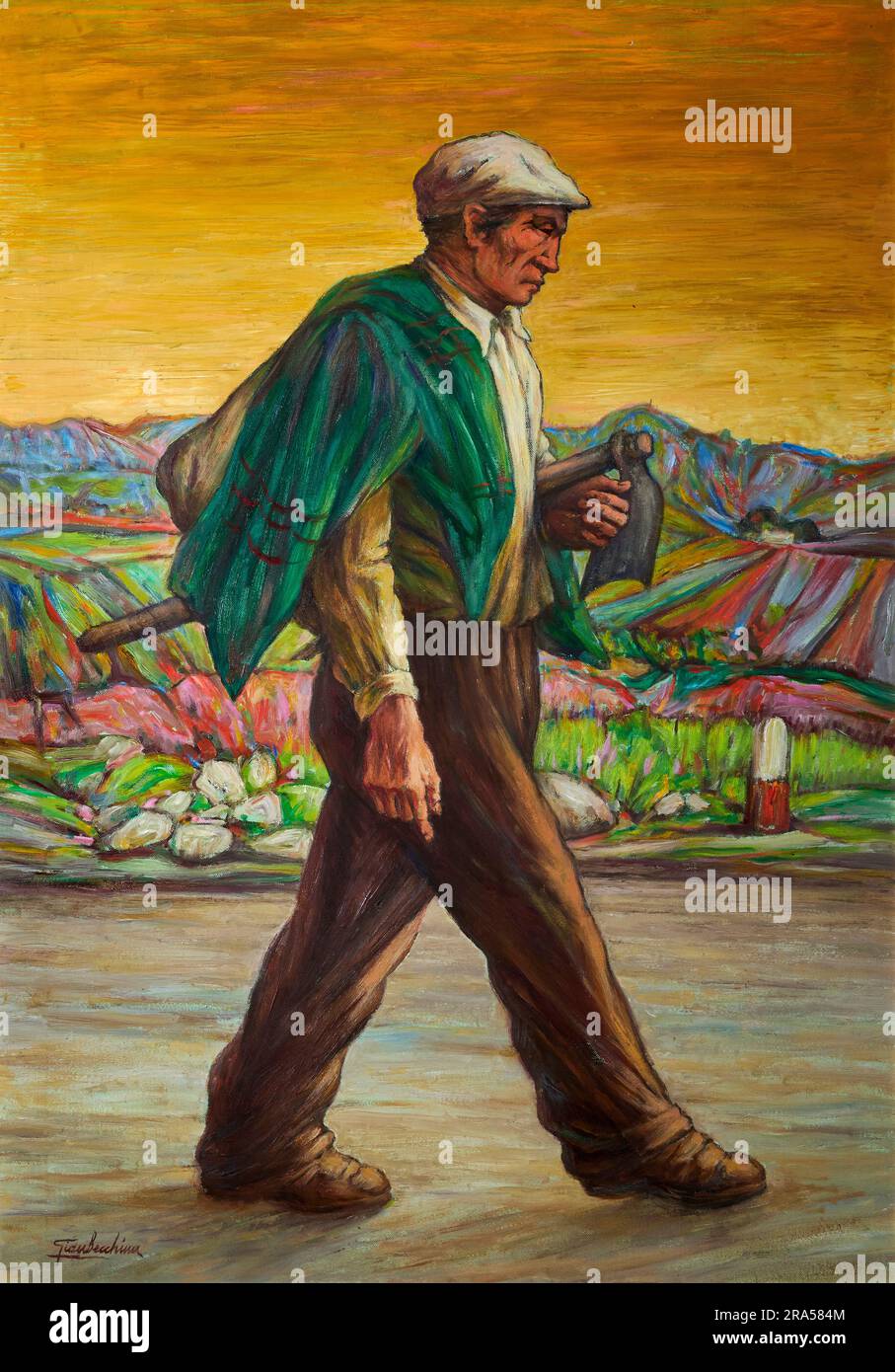 Alle Cinque Della Sera Significato Alle cinque della sera - olio su tela - Giovanni Becchina detto