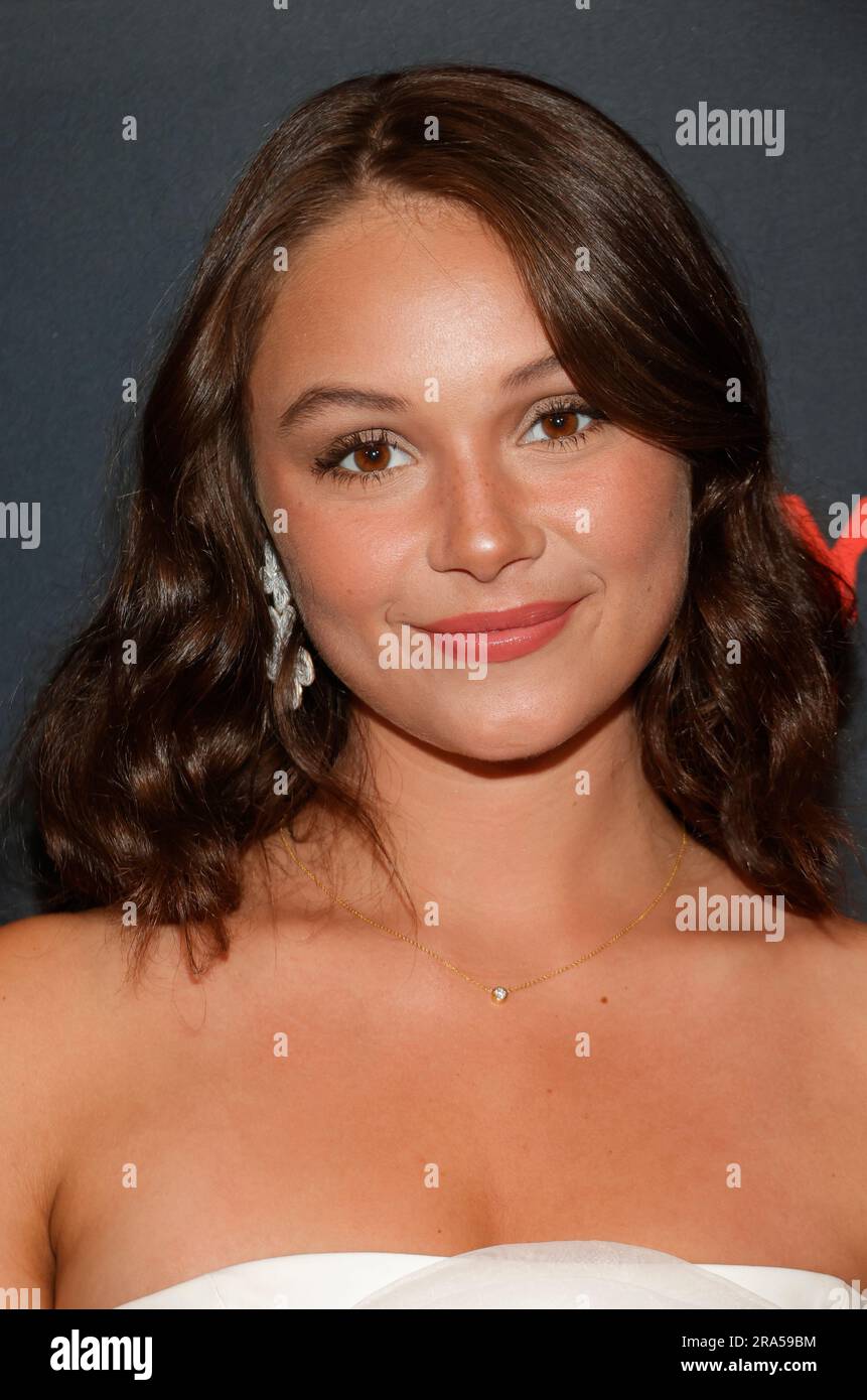 30 June 2023 Los Angeles, California - Charlotte Fountain-Jardim. The Los Angeles Premiere OF Natty Knocks held at Harmony Gold in Los Angeles. (Credit Image: © Fs/AdMedia via ZUMA Press Wire) EDITORIAL USAGE ONLY! Not for Commercial USAGE! Stock Photo