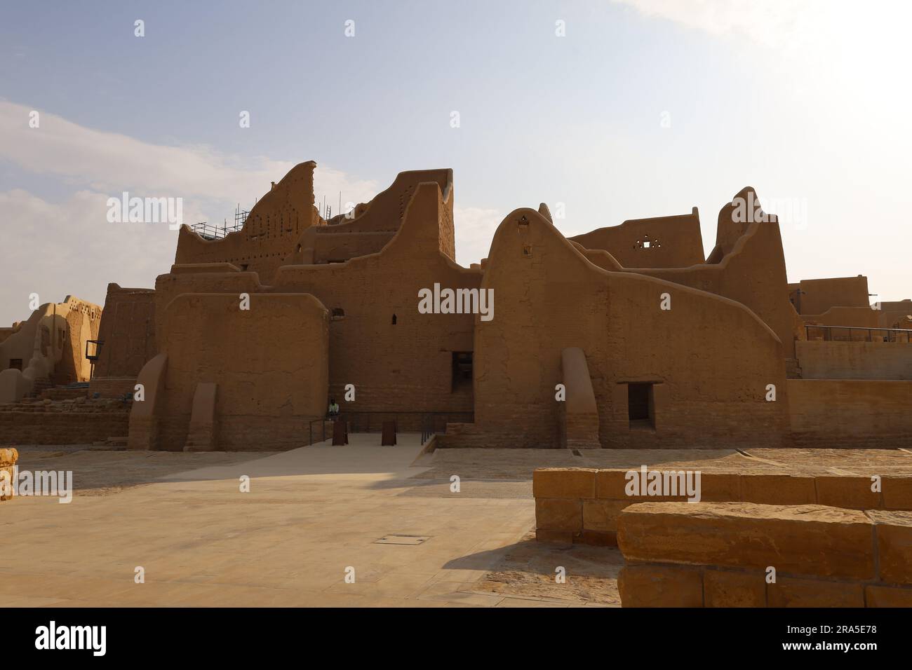 Al Diriyah old capital . Riyadh Saudi Arabia - Diriyah ruins - Saudi culture. National day Stock Photo