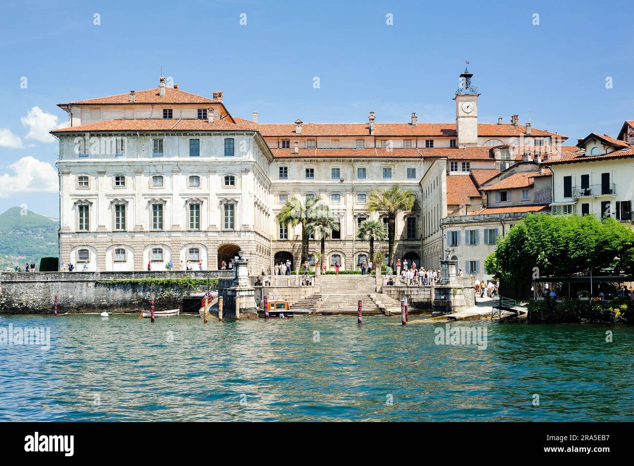 Isola Bella, Stresa, Italy, Borromeo Palace with baroque Borromean