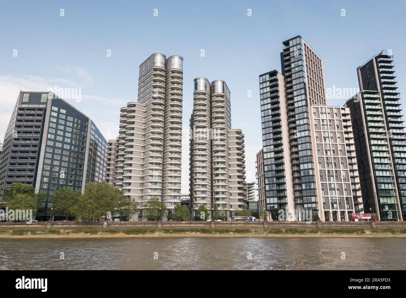 Luxury apartment development, Albert Embankment, London, SE1, England