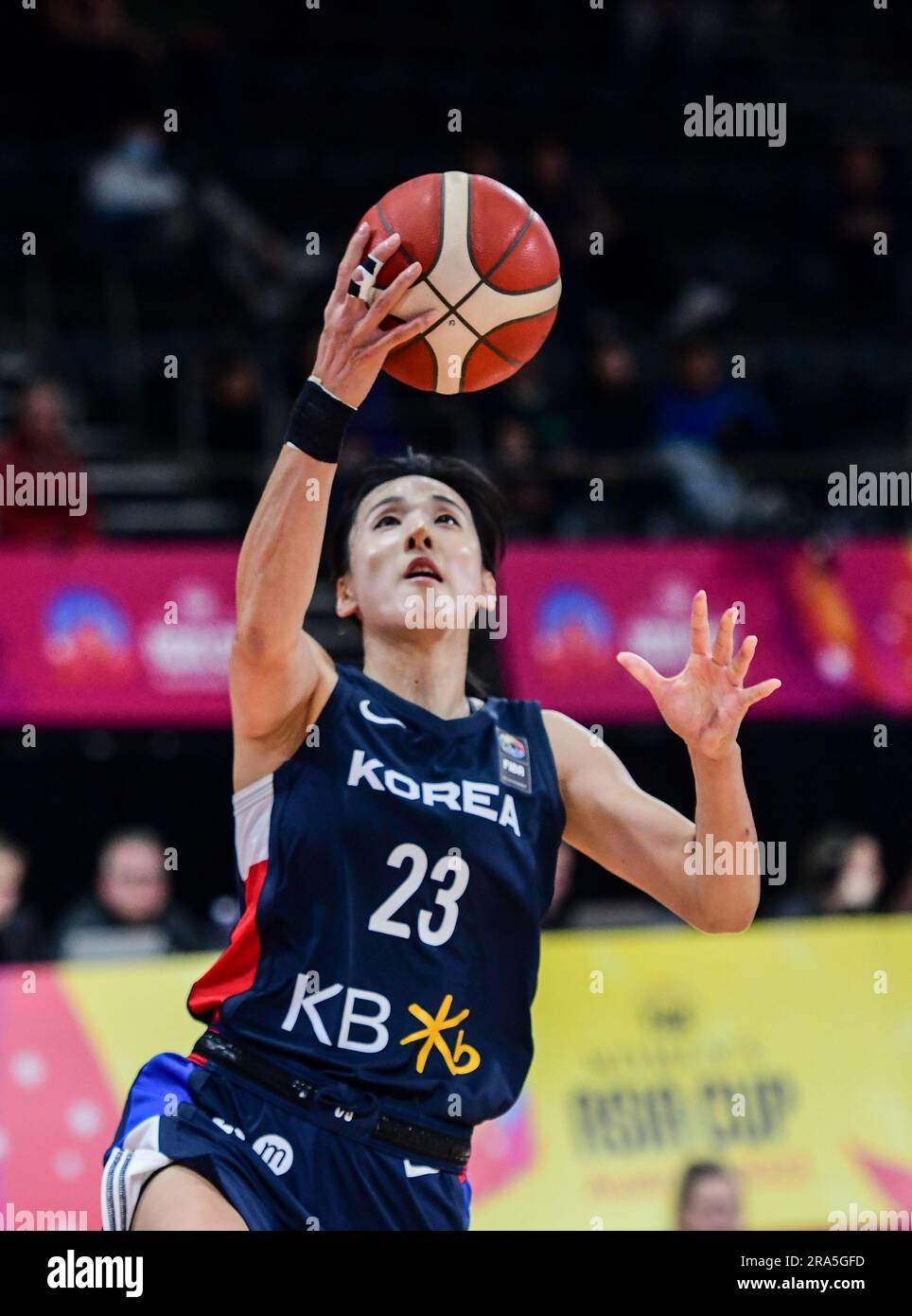 Sydney, Australia. 01st July, 2023. Kim Danbi of the Korea Women Basketball team seen in action