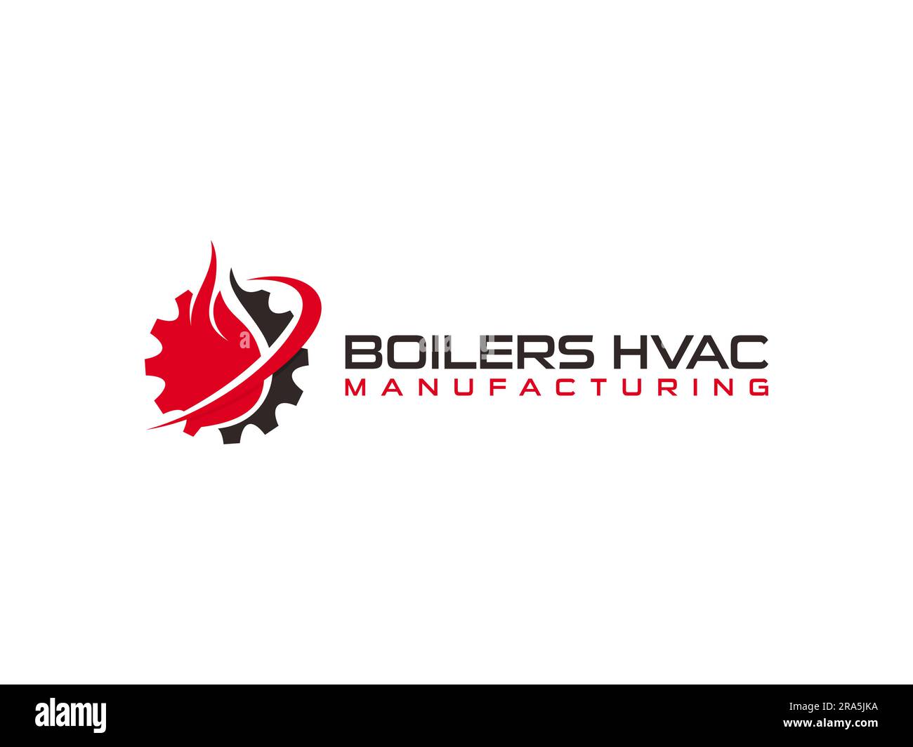 HVAC logo design, heating ventilation and air conditioning, HVAC logo