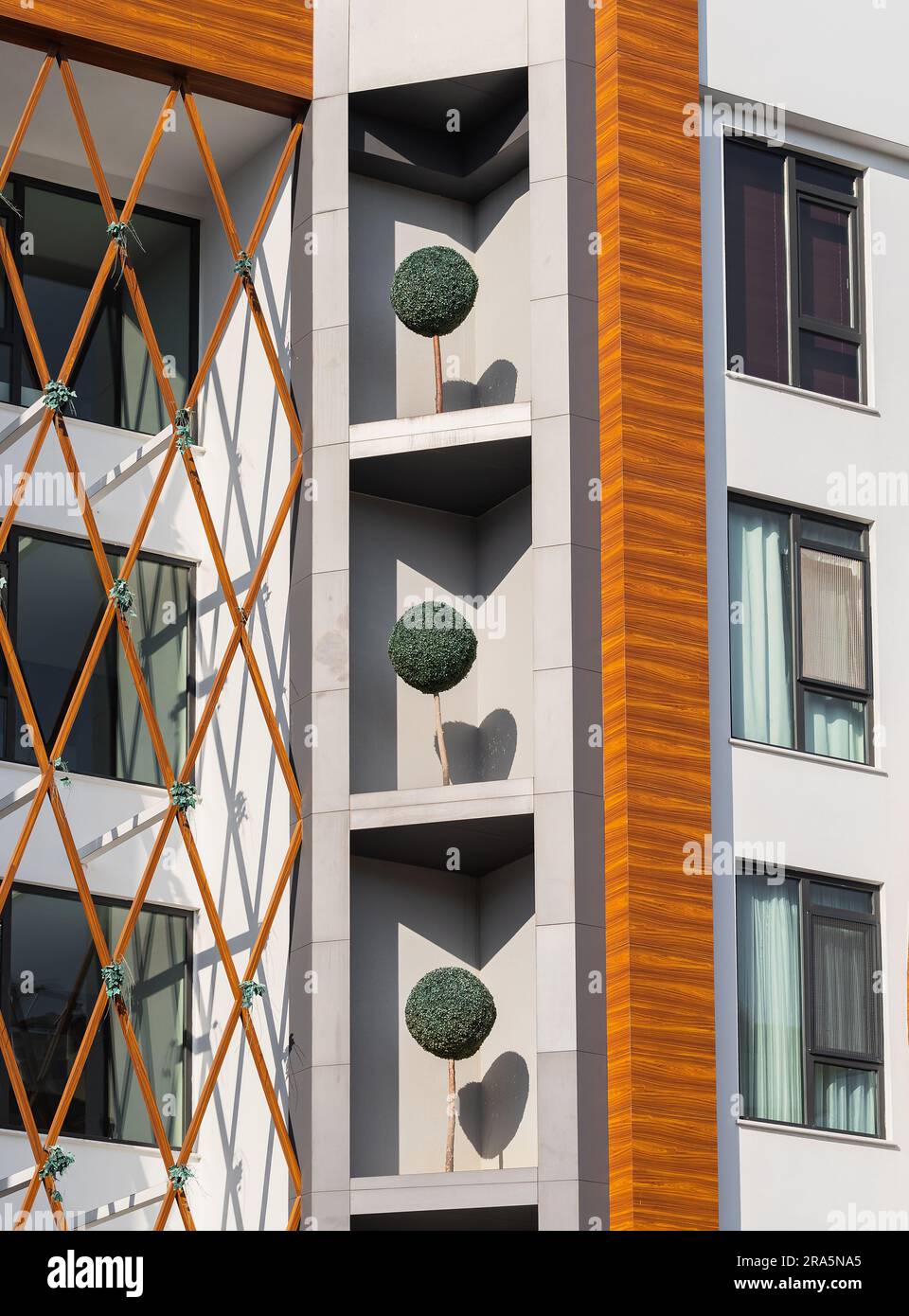 Exterior of a residential building. Abstract background Stock Photo - Alamy