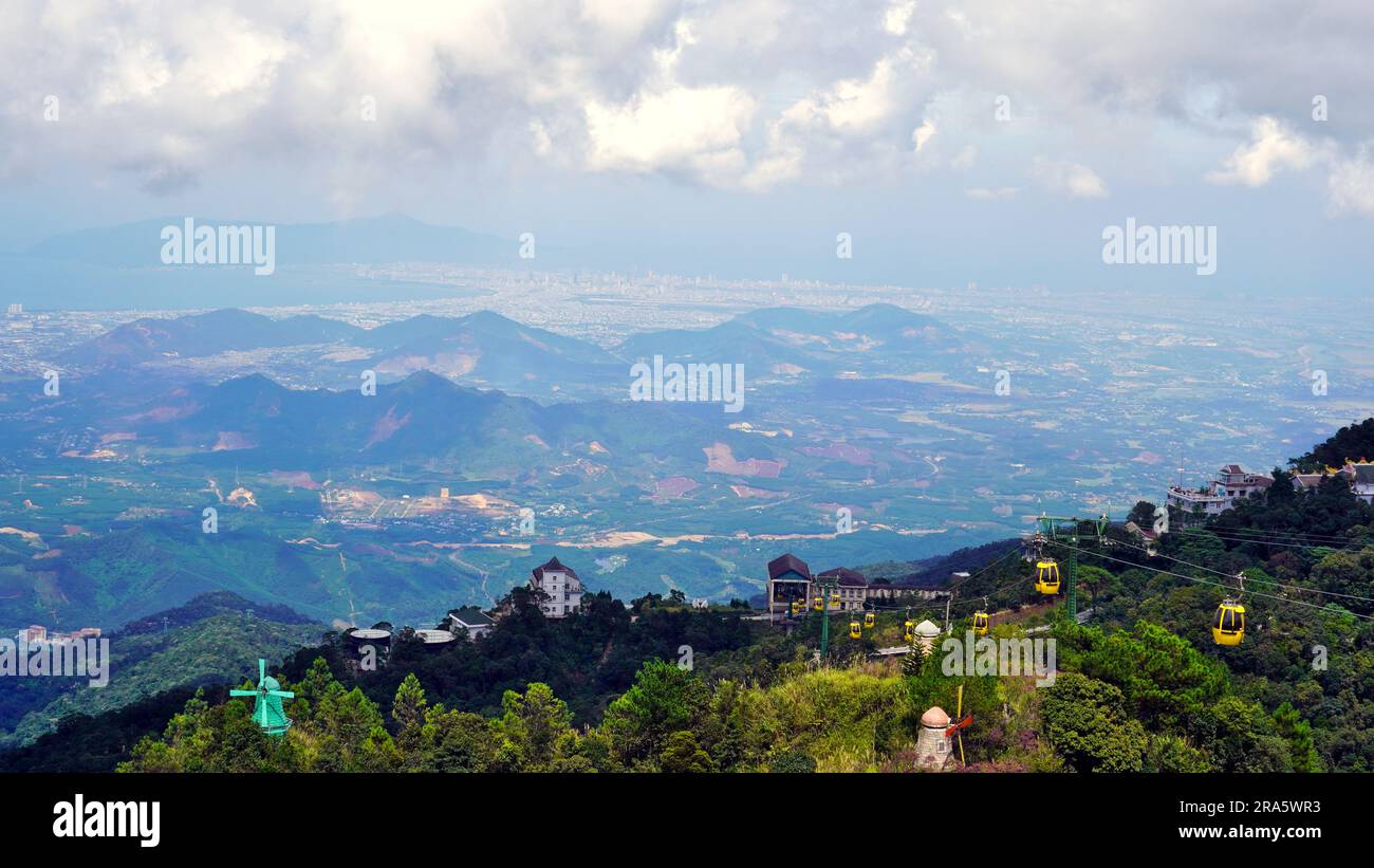 Aerial view of hills and landscapes in Da Nang, Vietnam Stock Photo Alamy