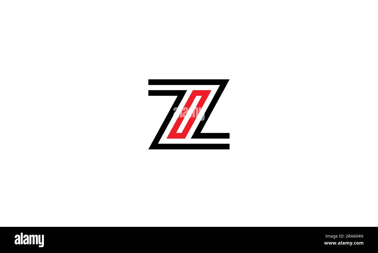 ZI, IZ, Abstract Letters Logo Monogram Stock Vector