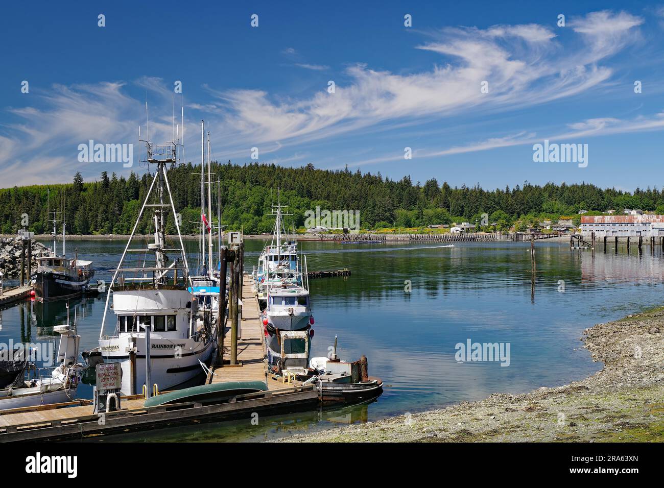 Alert bay canada fishing boat hi-res stock photography and images - Alamy