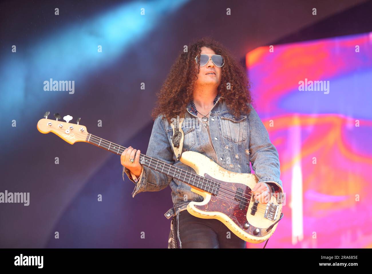 30th June 2023 London UK dirty honey performs at Day Four of American Express Presents BST Hyde Park in London, United, Kingdom. Credit: glamourstock/Alamy Live News Stock Photo