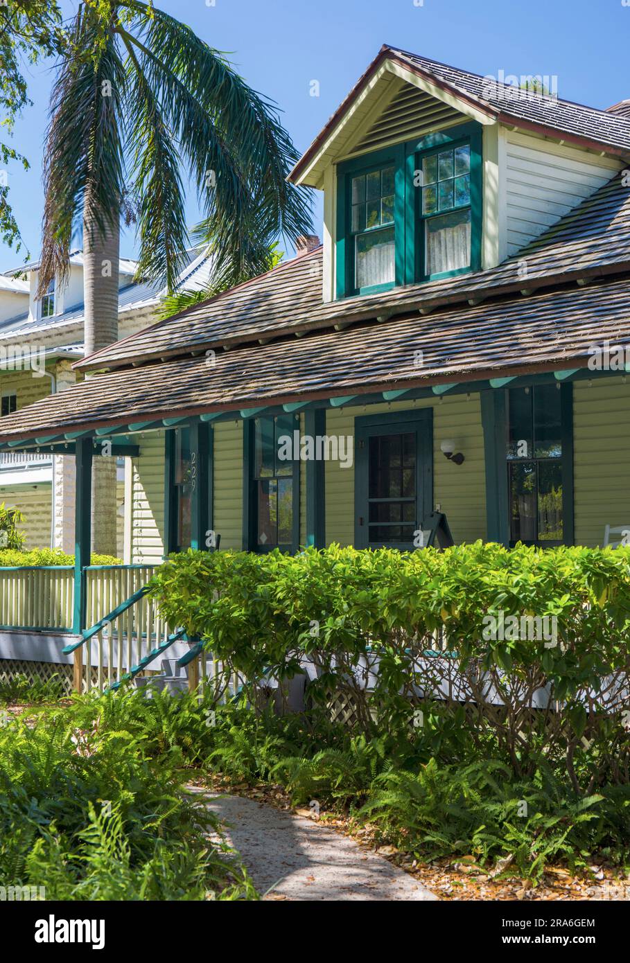 Fort Lauderdale, Florida, USA. The historic KingCromartie House in Old