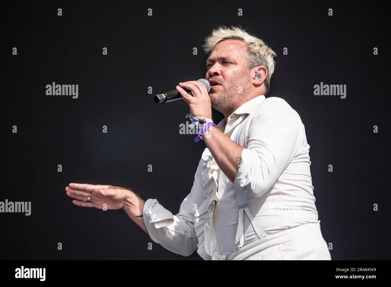 1st July 2023 London UK Will Young performs at Five Four of American Express Presents BST Hyde Park in London, United, Kingdom. Credit: glamourstock/Alamy Live News Stock Photo