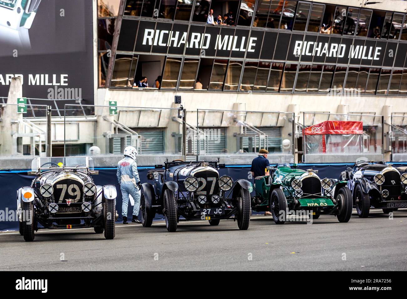Départ des 24 Heures du Mans 1927 Stock Photo