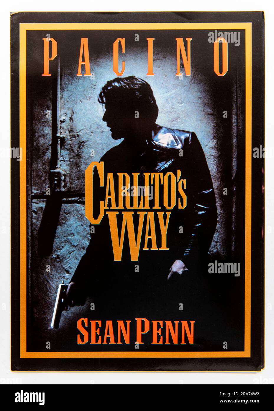 Front cover of publicity information for the movie Carlito's Way, which was released in 1993 Stock Photo