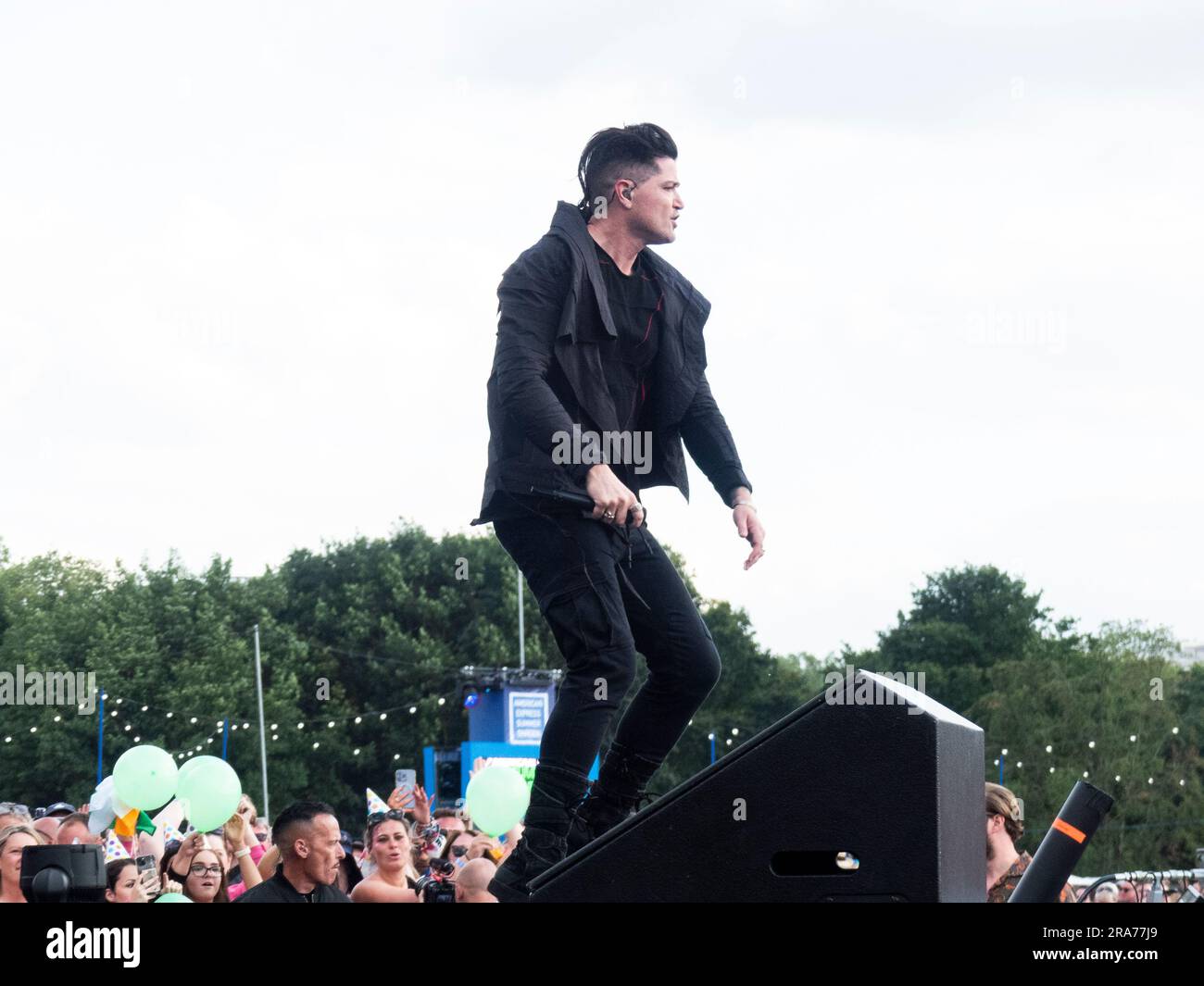1st July 2023 London UK The Script performs at Five Four of American Express Presents BST Hyde Park in London, United, Kingdom. Credit: glamourstock/Alamy Live News Stock Photo