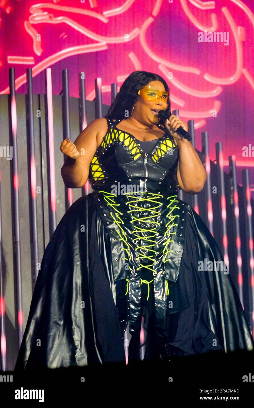 June 30, 2023, Stockholm, Sweden: LIZZO headlined the second day