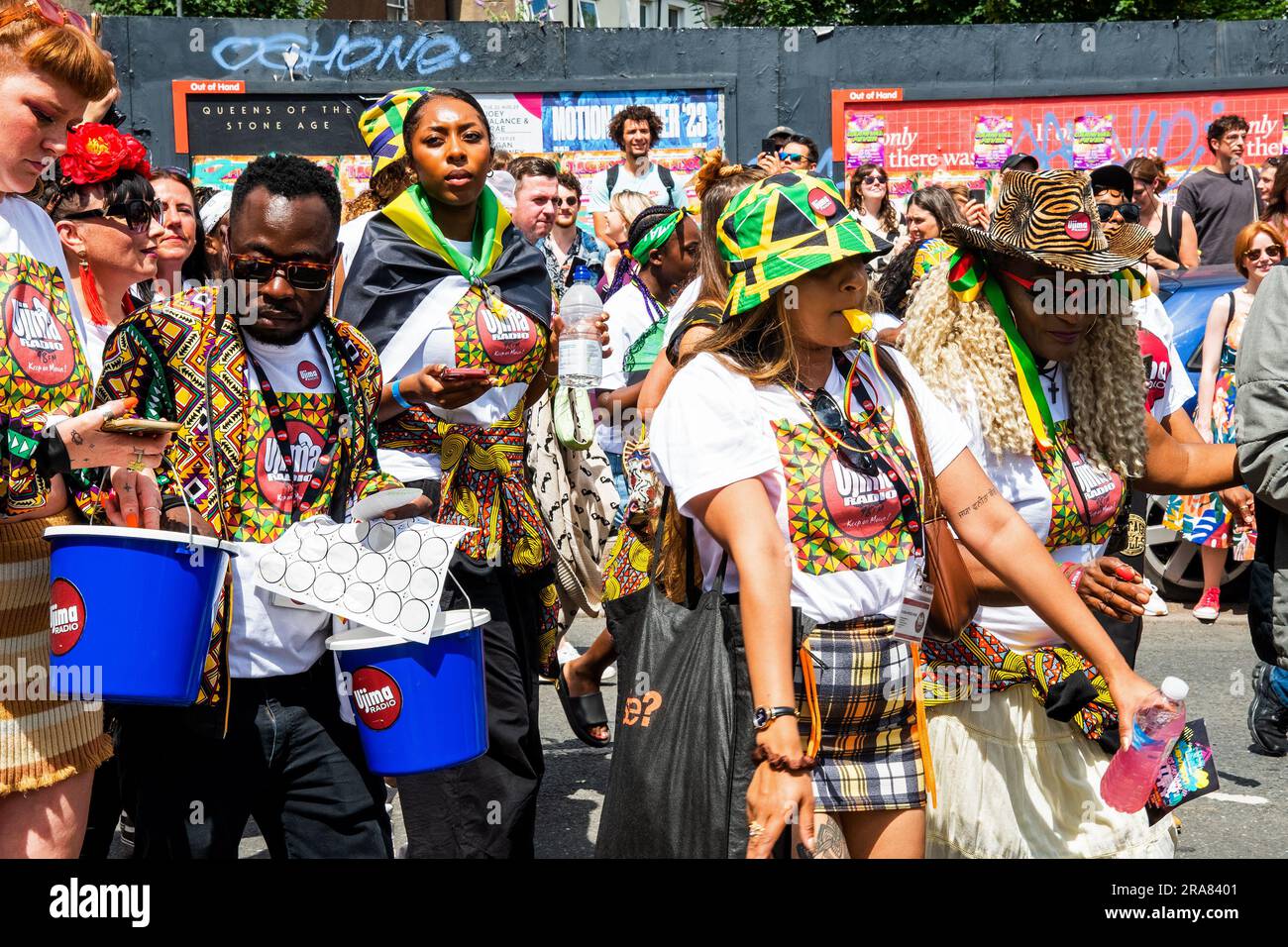 St Pauls, Bristol, UK. 1st July 2023. St Pauls Carnival, the return of
