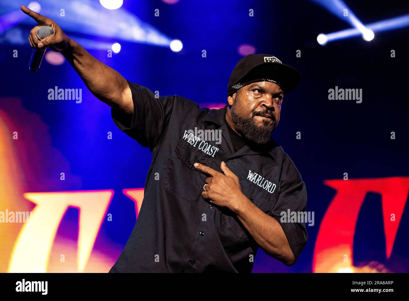 Ice Cube performs at the Essence Festival on Saturday, July 1, 2023, at