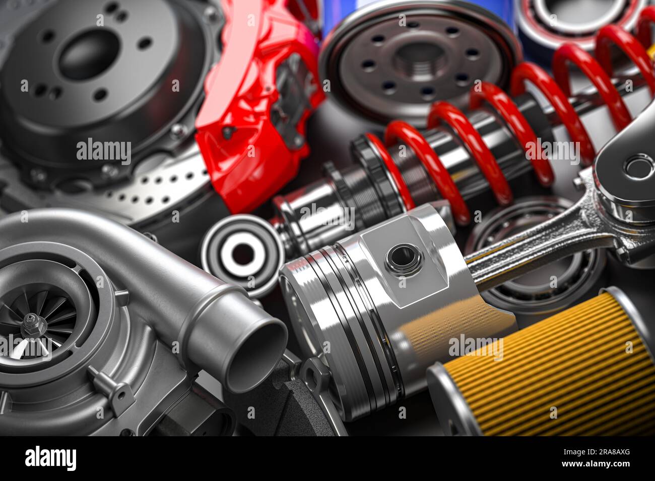 Auto spare parts 3d hi-res stock photography and images - Alamy