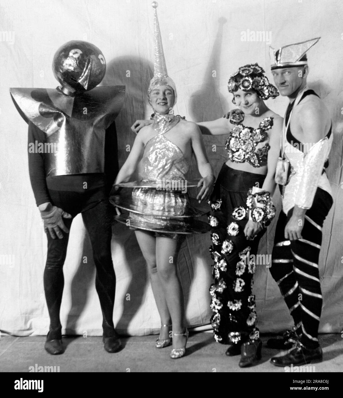 Detroit, Michigan:  February 2, 1930. Members of the Scarab Club at the annual ball. Stock Photo