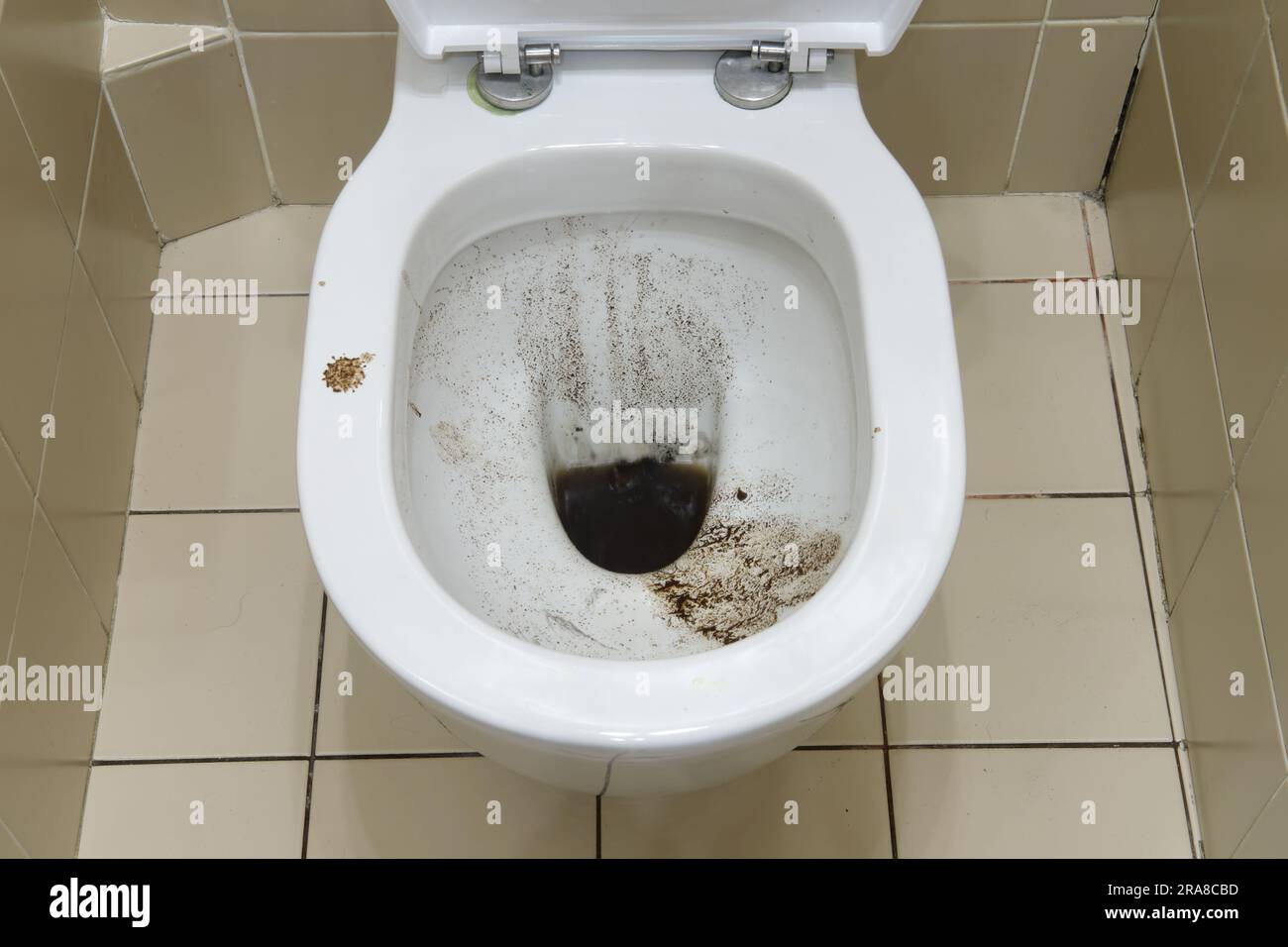 The bathroom had a clogged drain that required immediate attention ...