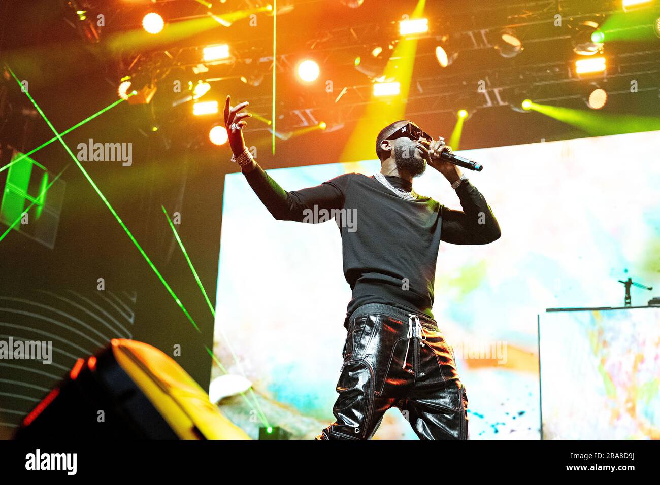 Gucci Mane performs at the Essence Festival on Saturday, July 1, 2023, at  the Caesars Superdome in New Orleans. (Photo by Amy Harris/Invision/AP  Stock Photo - Alamy