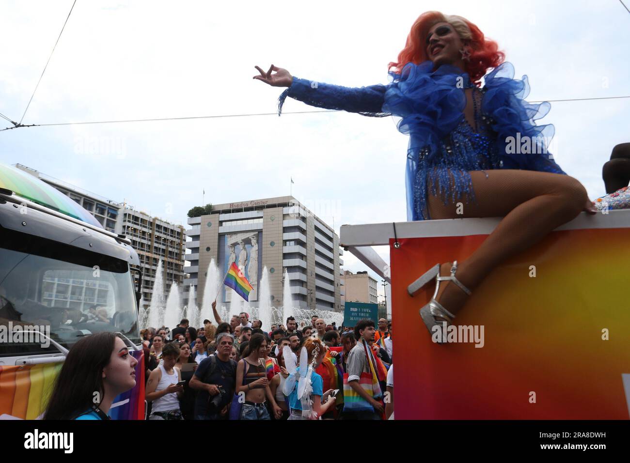 Athens pride parade hi-res stock photography and images - Alamy