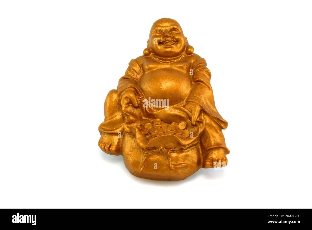 Statuette made of wood on a white background Stock Photo Alamy