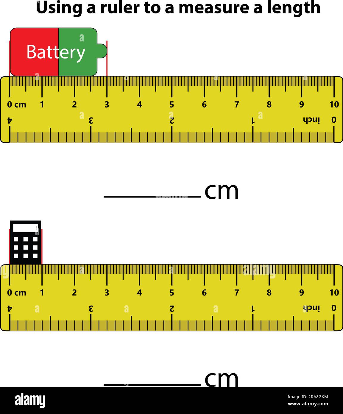 Measuring Length In Centimeter With Ruler Education Developing Worksheet  Game For Kids Color Activity Page Puzzle For Children Cute Character Vector  Illustration Cartoon Style Stock Illustration - Download Image Now - iStock