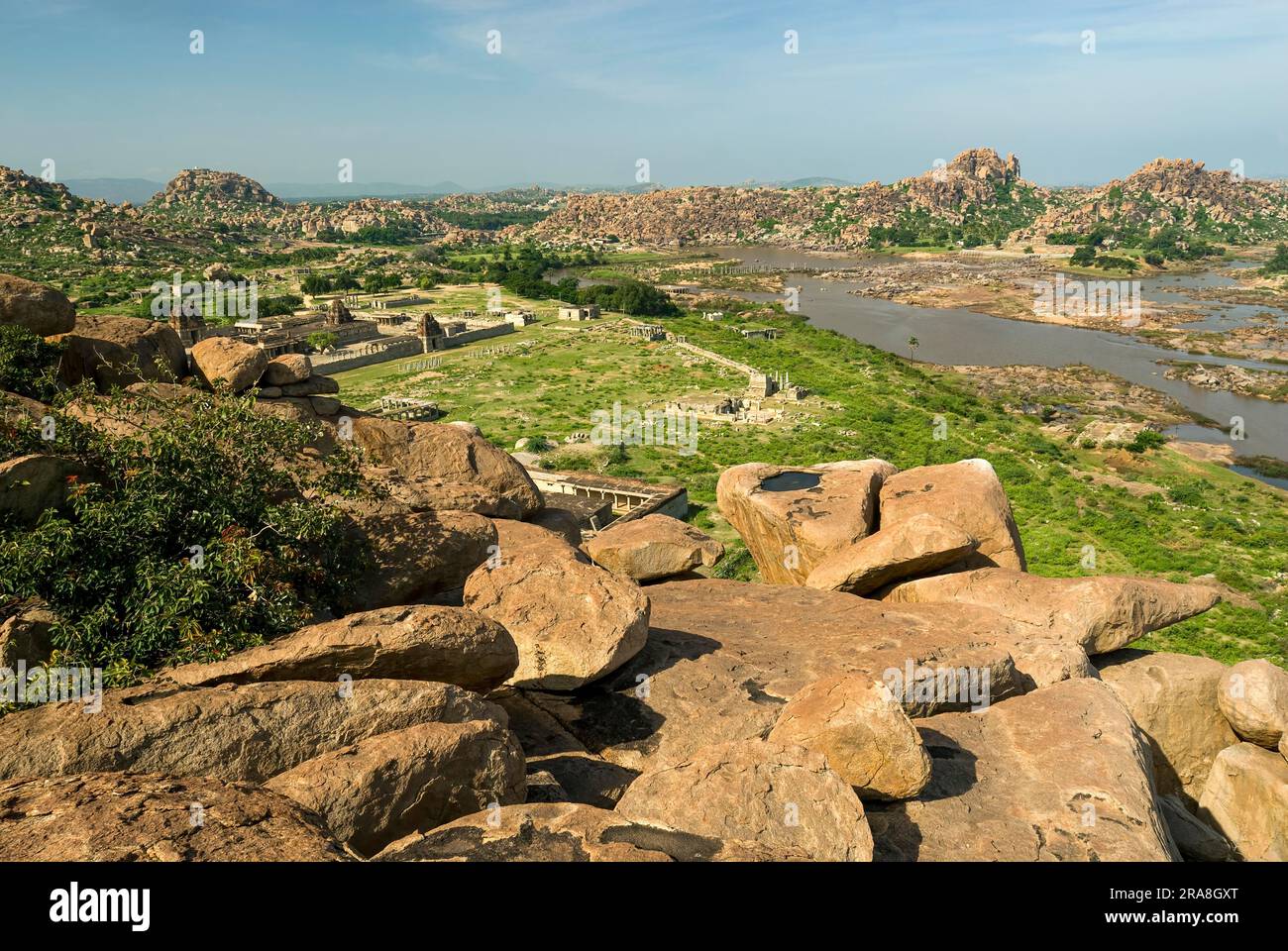 Hampi's iconic ruins line the Tungabhadra River - not the Malaprabha