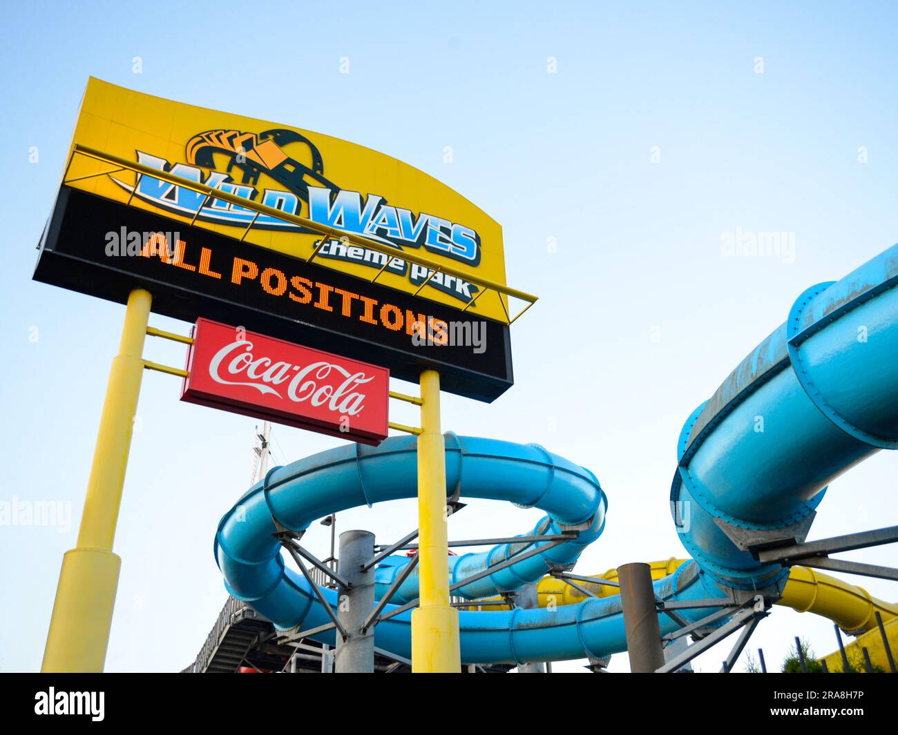 Wild Waves Theme Park and amusement park in Federal Way Stock Photo Alamy